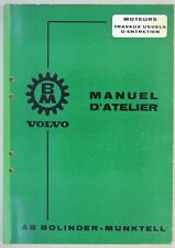 BM VOLVO BOLINDER'S Tractor Tractor Farm Tractor Engine Workshop Manual