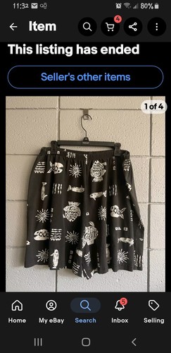 Fish print culottes black - fish,