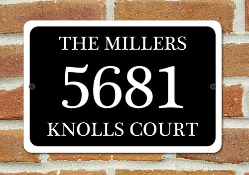 Customized house number plaque - customized,