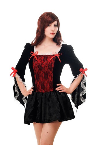 Dress costume femme robe - up,