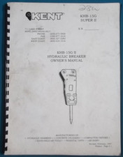 Kent KHB-15G SUPER II Manuel