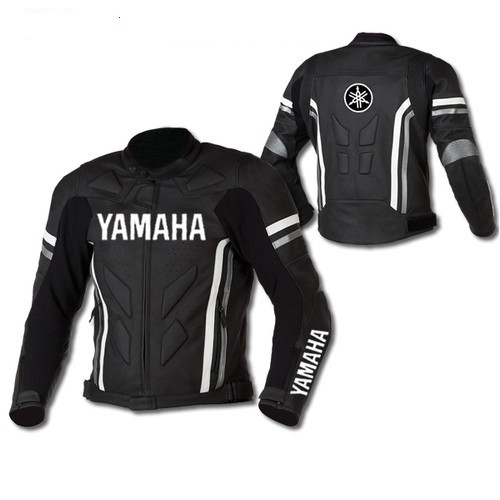 Yamaha veste cuir motard - cuir,