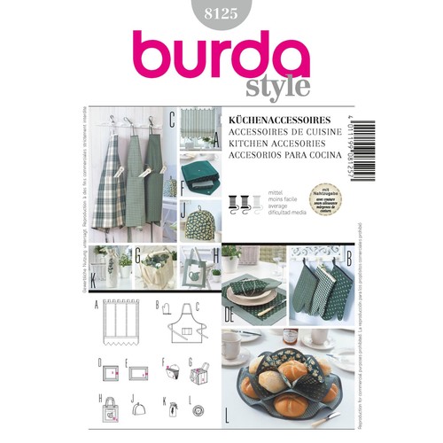 Burda 8125 cuisine accessoires - 8125,
