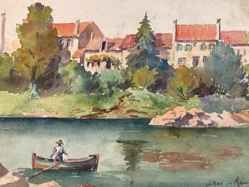 Très belle aquarelle toulouse - aquarelle,