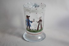 Chope à bière verre soufflé