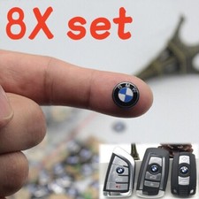 10x For BMW Key Fob Remote Badge Logo 11 MM Sticker Emblem Replacement