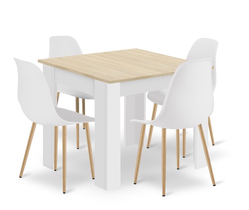 Ensemble table 80x80 - table,