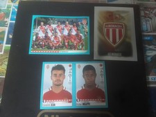 3x Panini FOOT 2016-17 Mbappé Rookie 504-505 AS Monaco Club Team Badge Badge Badge 