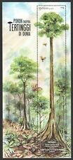 MALAYSIA 2020 WORLD TALLEST TROPICAL TREE MENARA YELLOW MERANTI SOUVENIR SHEET 