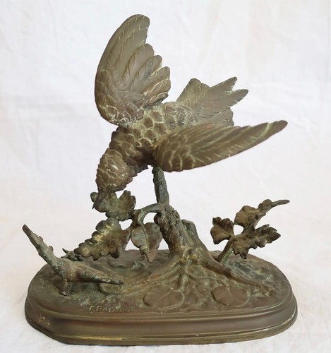 French bronze bird - bronze, sculpture