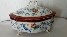 SAXON PORCELAIN CANDY JAR 1861 ES LATE 19 EME**