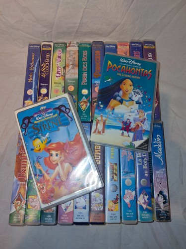 Lot x22 cassettes vidéo - lot, k7