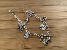 Charm bracelet German Shepherd -Malinois charms- graduation, birthday, Christmas
