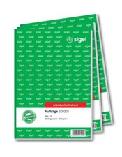 sd001 Commande 2 Compartiment A5 3 Elastiques 2 x 40 feuilles autocopiant