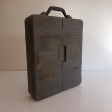 Suitcase briefcase storage box tools vintage craft art deco XX PN France