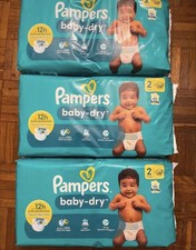 3 Paquets Couches Pampers Taille 2 , 3*58 Pièces