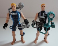 (2) Chap Mei Deep Sea Diver Action Figures w/ Oxygen Tank & Underwater Camera