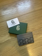 porte carte goyard - gris -