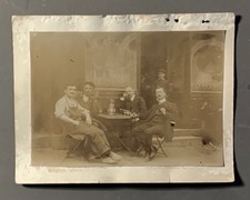 PHOTO ancienne sur carton CAFE