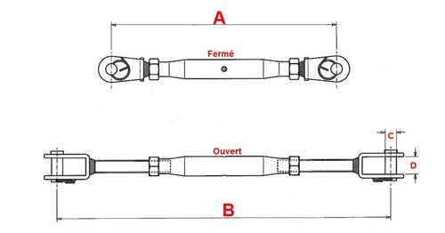 Ridoir design 160mm chape - ridoir,