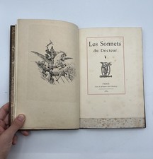 Livre Rare - E.O Les sonnets du docteur - Georges CAMUSET - Félicien ROPS - 1884