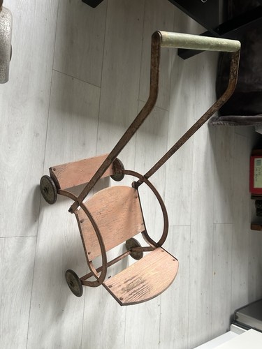 Ancienne poussette poupée - poussette,