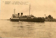 BELGIQUE OSTENDE OOSTENDE La Malle Prince Léopold Paquebot 