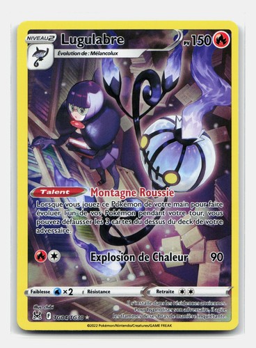 Carte pokemon lugulabre - carte,