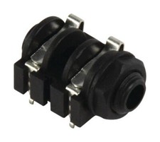Embase neutrik 6.3mm mono jack socket horizontal