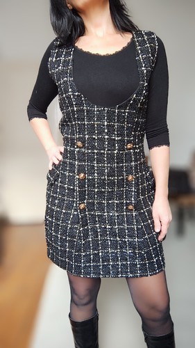 Robe combishort chic noire