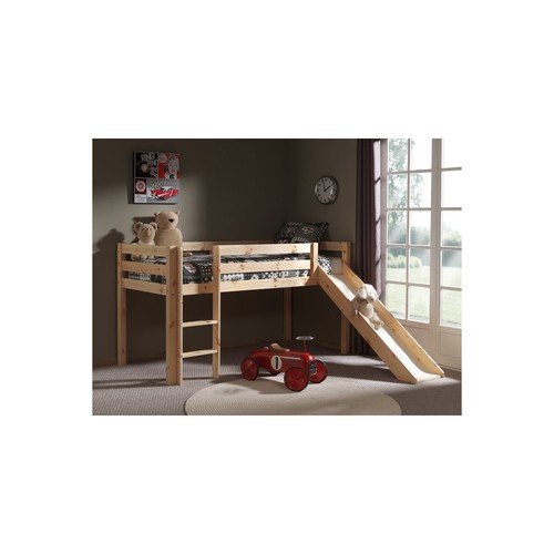 Lit enfant avec - avec, toboggan