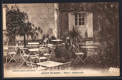Cpa saint hubert hôtel - cpa,