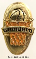 Snaidero Udine Società Sportiva Basketball Badge 1960s circa
