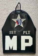 US Army 2nd Infantry Division 1st Platoon Military Police leather arm brassard