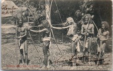 CEYLON - COLOMBO - archery exercise before hunting