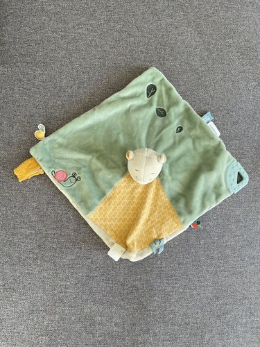 Doudou plat ours - plat, gris