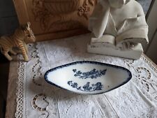 ancienne petit plat service ravier oiseaux  FAIENCE NIMY MODELE POUSSINS 19eme?