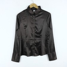 Vintage Shirt Size S Women Comfortable Logo Polyester Practical Solid Dye Woman