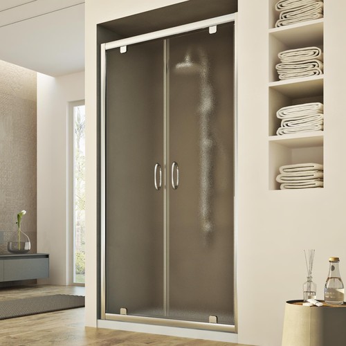 Cabine douche paroi - de, verre