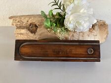 325⚜️ Old wooden schoolboy nib decoration school office vintage long 24 cm