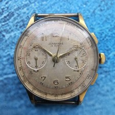 Montre Homme Vintage Junghans Chronographe à Remontage Manuel Cal 88