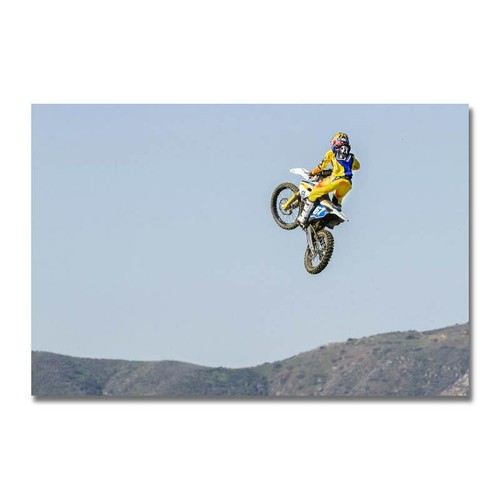 Plaque métal moto cross - moto,