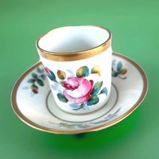 Superbe tasse et soucoupe en porcelaine de paris ,XIXe siècle louis-philippe