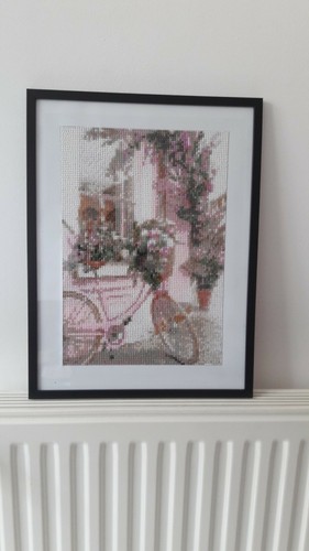 Tableau diamond painting vélo - tableau,