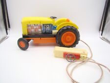 CLIM - TRACTOR WITH REMOTE GUIDE TRAILER - No. 702 - box - antique toy -