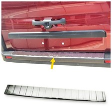 Chrome glossy bumper protection steel for Opel Vivaro 2014 to 2019