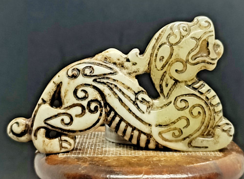 Jade hetian dragon - jade,