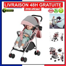 Poussette Canne Compacte Rose