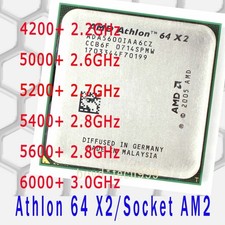 AMD Athlon 64 X2 4200+ 5000+ 5200+ 5400+ 5600+ 6000+ Socket AM2 CPU Processor