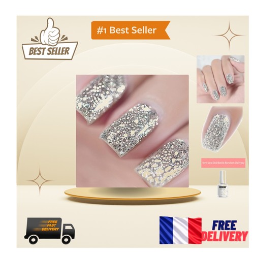 Vernis gel pailleté 15ml - pailleté,